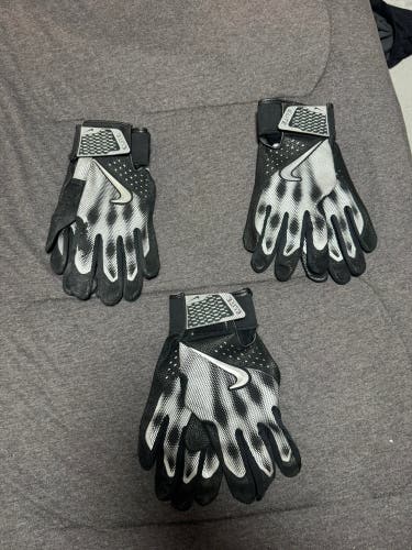 Nike Alpha Elite Batting Gloves x3