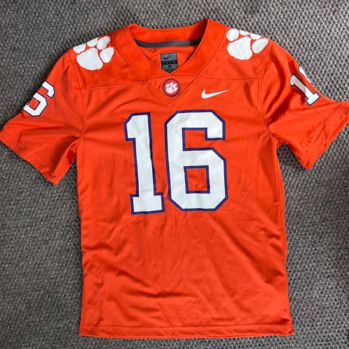 Clemson Trevor Lawrence Orange Small Men's Nike Jersey (Used)