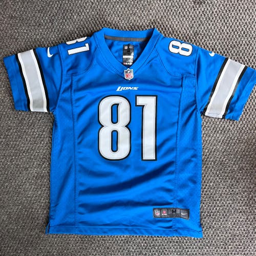 Calvin Johnson Detroit Lions Blue Small Women's Nike Jersey (Used)
