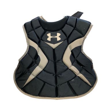 Used Under Armour CHEST PROTECTOR Catchers Chest Protector Black Youth 11859-S000031704
