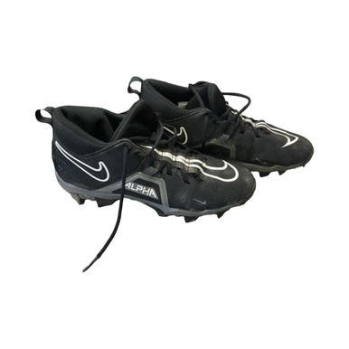 Used, Nike Alpha Adult Football Cleats, Black, Senior 11.5 11859-S000031697