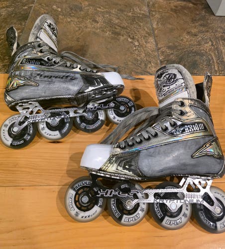 Mission Axiom T10 Inline Roller Hockey Skates Size 8.5