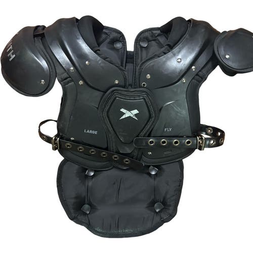 Large Youth Xenith Fly Shoulder Pads (Used) Includes BATTLE rib protector