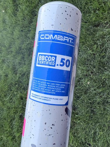 2026 Combat Spec H1 Hybrid BBCOR Certified Bat (-3) 30 oz 33" (New)