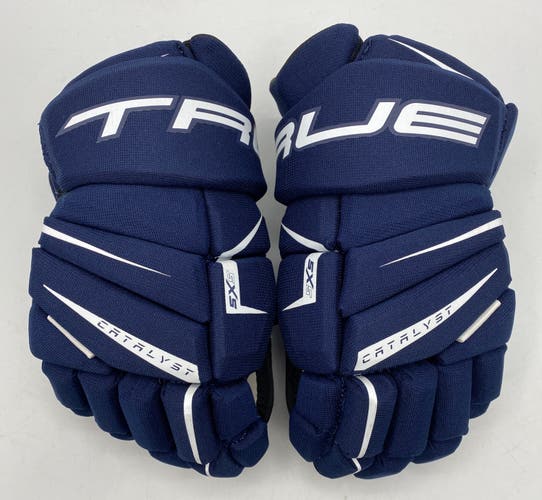 NEW True Catalyst 5x5 Gloves, Navy Blue 12"