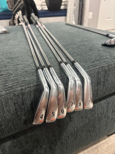 2023 101 Right Handed Iron Set Stiff Flex (9 Clubs) #3 - #9, PW, GW (Used)