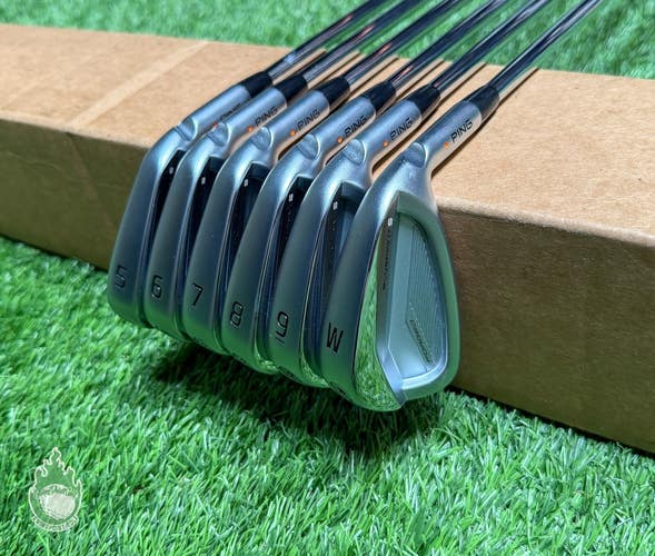 Used Ping Orange Dot Blueprint S Forged Irons 5-PW 105g Stiff Steel Golf Set