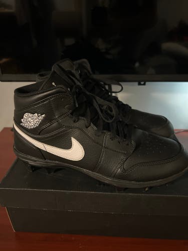 Air Jordan Cleats Jordan 1 sz11 black