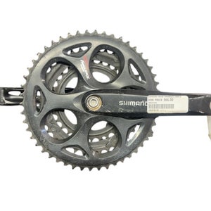 Shimano Tourney Triple Road Crankset Used