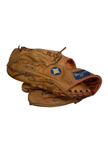 Used Spalding EZ-FLEX BB/SB Glove LH Throw Brown 15" 11859-S000030896