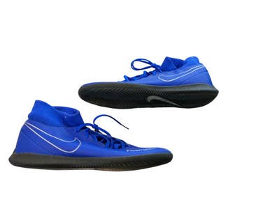Used Nike PHANTOM Soccer Indoor Shoes Royal Blue Senior 7.5 11873-S000238315