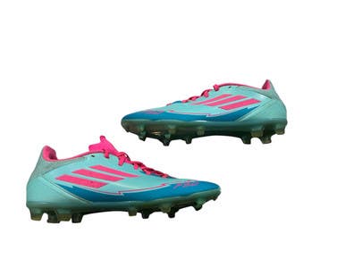 Used Adidas MESSI Soccer Cleats Carolina Blue Senior 7.5 11873-S000240410