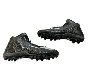 Used Nike ALPHA MENACE Adult FB Cleats Black Senior 10 11873-S000241460