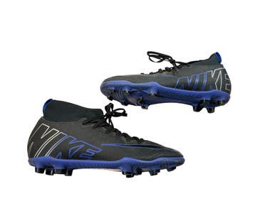 Used Nike MERCURIAL Soccer Cleats Black And Navy Blue Junior 05 11873-C000241513