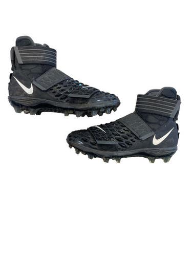 Used Nike FORCE Adult FB Cleats Black Senior 8 11873-S000236742