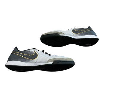 Used Nike TIEMPO Soccer Indoor Shoes Black And White Senior 13 11873-C000239087