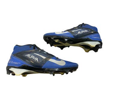 Used Nike Adult FB Cleats White/Black/Royal Senior 10 11873-S000239752