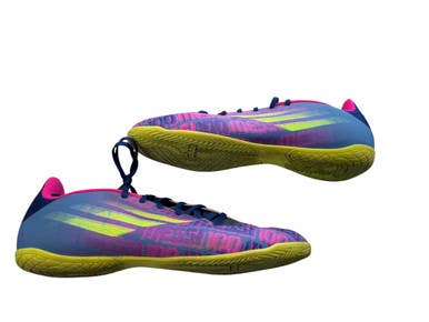 Used Adidas 100 MESSI Soccer Indoor Shoes Purple Senior 11.5 11873-C000240116