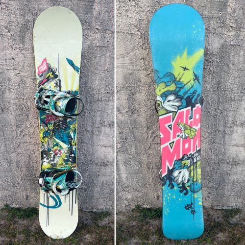 157cm Salomon The Sanchez Snowboard With Rome Boss 390 Bindings (Used)