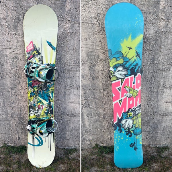 157cm Salomon The Sanchez Snowboard With Rome Boss 390 Bindings