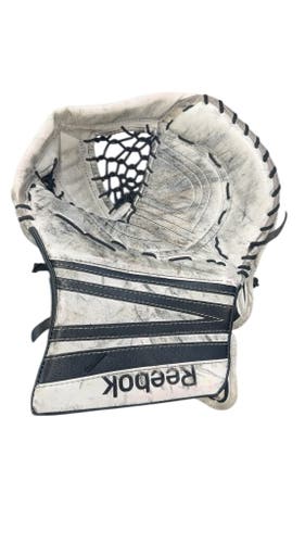 Reebok 18K Senior Goalie Catcher White/Black Used