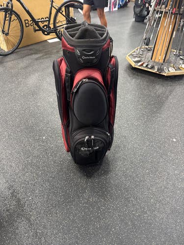 Used Taylormade STAND BAG Mens Stand Bag Red 11337-S000490222