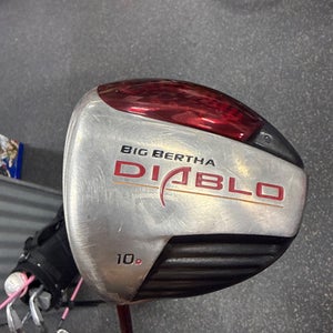 Used Callaway DIABLO Mens Driver LH 10.0 Degree 11337-S000490211
