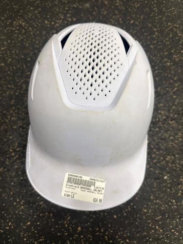 Used Evoshield BASEBALL HELMET Batting Helmet No Mask White LG 11337-S000490156