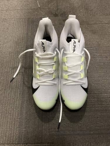 Used Nike ALPHA Adult FB Cleats White Senior 7 11614-S000238856