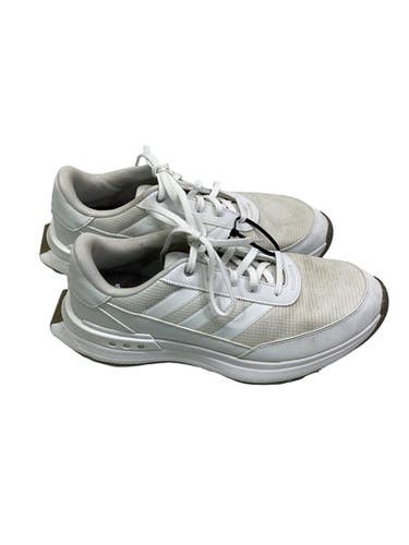 Used Adidas WHITE GOLF SHOES Mens Golf Shoes White Senior 9.5 11347-S000271310