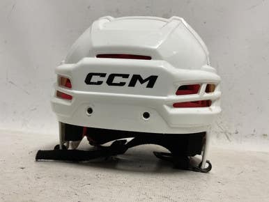 Used CCM TACKS 70 Hockey Helmet Only White SM 11855-S000206021