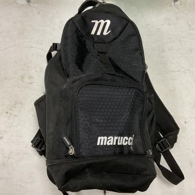 Used Marucci BB/SB Player Backpack Black 11855-S000206012