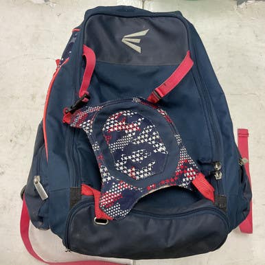 Used Easton WALK OFF ELITE BB/SB Player Backpack White/Red/Navy 11855-S000206011