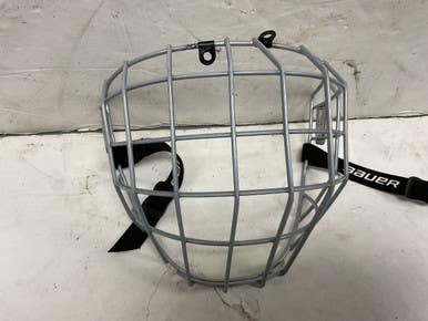 Used Bauer PROFILE II Hockey Wire Mask Silver SM 11855-S000206008