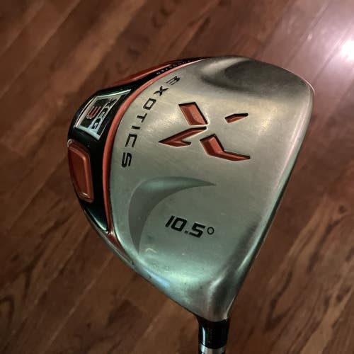 TourEdge Exotics XCG3 Driver RH, 10.5, 44", A-Flex Graphite, w/ headcover