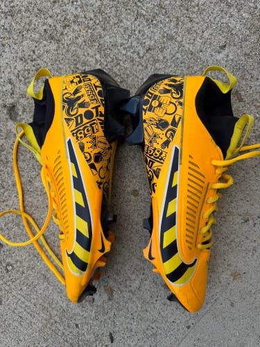 Yellow Men's Size 13.0 (W 14.0) Adult Nike Vapor edge pro 360 Cleats (Used)