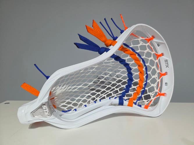 Any Custom Stringing ATTACK POCKET: New STX SURGEON White 2K   ECD HERO 4.0 MESH