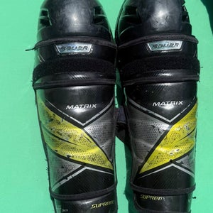 14” Senior Bauer Supreme Matrix Shin Pads