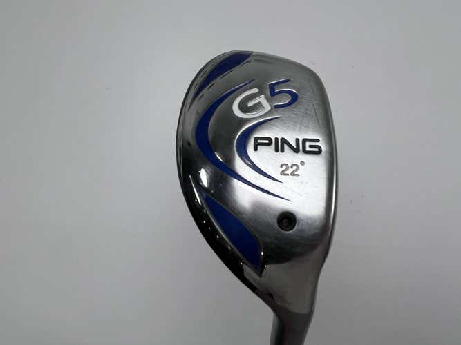 Ping G5 4 Hybrid 22* Grafalloy Pro Launch Blue Stiff Graphite Mens RH