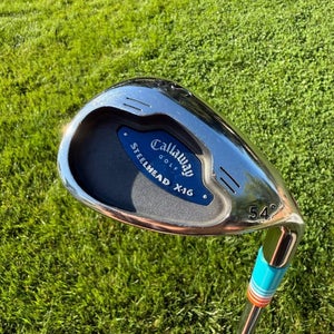 Callaway Steelhead X-16 Sand Wedge 54 Regular Flex 35.75" NICE