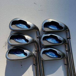 Callaway Steelhead X-16 Iron Set 5-PW Regular Flex +1/2" NICE