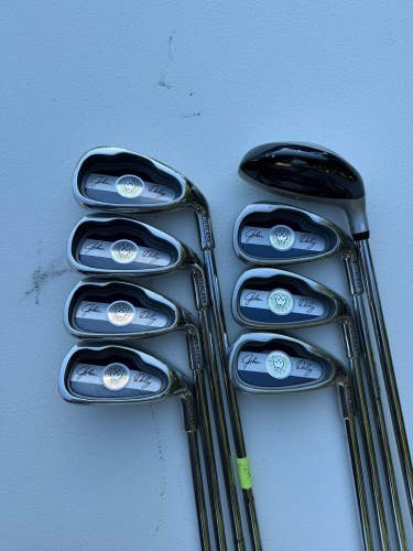John Daly Stainless Iron Set 3H, 4-PW Regular Flex NICE
