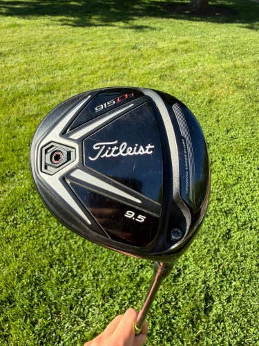 Titleist 915 D3 Driver 9.5 RIP Phenom Stiff Flex 44.75" +HC NICE