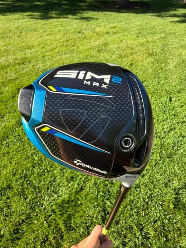 Taylormade SIM2 MAX Driver 10.5 Rogue 110 MSI Stiff Flex 45.5" NICE