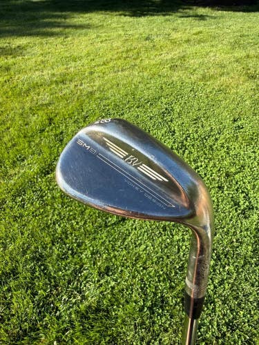 Titleist Vokey SM9 Brushed Steel Lob Wedge 58 / 8 Wedge Flex 35.25"