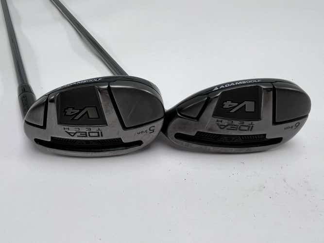 Adams Idea Tech V4 5 & 6 Hybrid Set 25* 28* Bassara 55x5ct 55g Senior RH