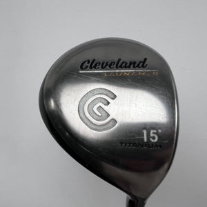 Cleveland Launcher Titanium 3 Fairway Wood 15* Launcher Gold 65g Stiff RH