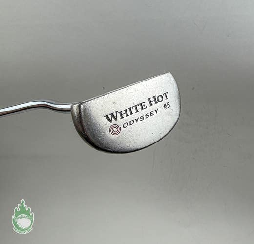 Used Left Handed Odyssey White Hot #5 35" Putter Steel Golf Club