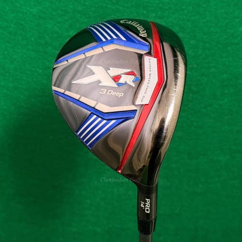 Callaway XR Pro 14 3 Deep Fairway Wood Project X LZ16 6.0 Graphite Stiff