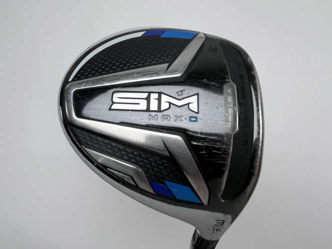 TaylorMade SIM MAX-D 3 Fairway Wood 16* Speeder 757 Evolution VI Stiff RH